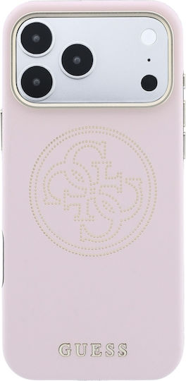 Калъф Guess Perforated 4g Gold Logo Magsafe Iphone 18 Pro 17 Pro Розов