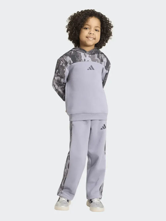Kinder Trainingsanzüge Mit Bluse Grau/Lila