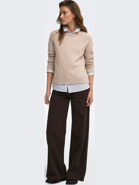 Damen Bluse Beige