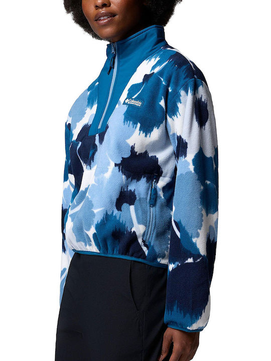 Sequoia Grove Ii Printed Women's Polo Blouse Blue
