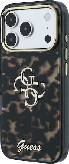 Guess Iml 4g Script Metal Logo Magsafe Case Iphone 18 Pro Burgundy 3666339655983