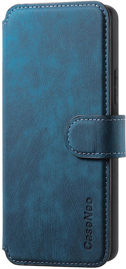 Caseneo Realme 16 Pro 5g Θήκη Retro Leather Πορτοφόλι Blue