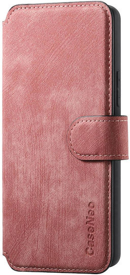 Caseneo Realme 16 Pro 5g Калъф Retro Leather Портмоне Розов