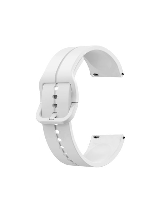 Garmin Vorreiter 255 Music 22mm Loop Silikon Tragbare Bänder Weiß