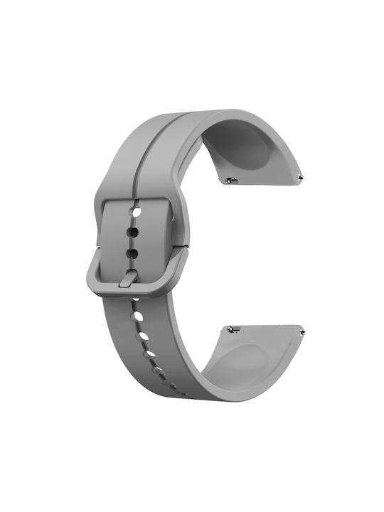 Samsung Galaxy Watch Active 2 40mm 20mm Curea de ceas Loop din silicon gri