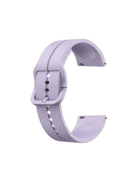 Samsung Galaxy Watch Active 2 44mm 20mm Curea de ceas Loop din silicon Violet