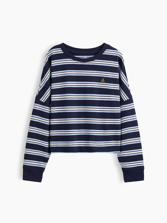 Kids Long-Sleeved Navy Top