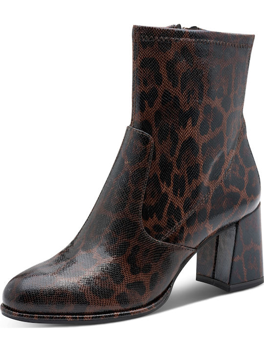 Damen Stiefeletten mit Absatz Braune
