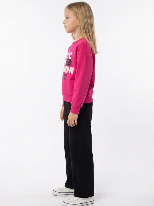 Kinder Trainingsanzüge Mit Bluse Fuchsie 2Stücke