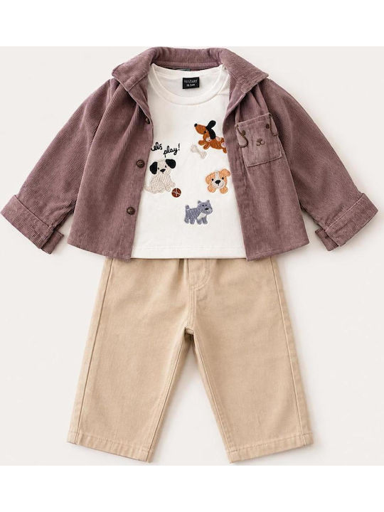 Set 3 Pieces Brown