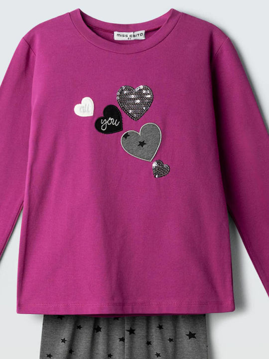 Hashtag Kinderbekleidungssets mit Leggings Fuchsia 2 Stück Hashtag Kinderbekleidungssets mit Leggings Fuchsia 2 Stück