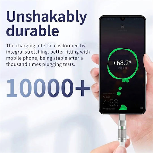 Leewello Leewello USB Typ-C Kabel Männlich Weiß Länge 1.2m 783087