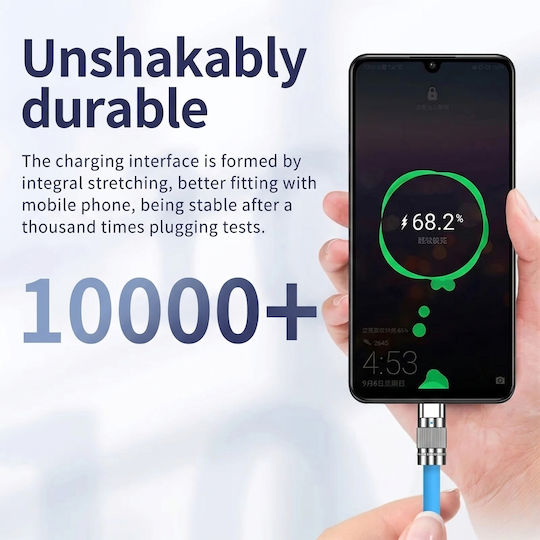 Leewello Leewello USB Typ-C Kabel Männlich Blau 2m