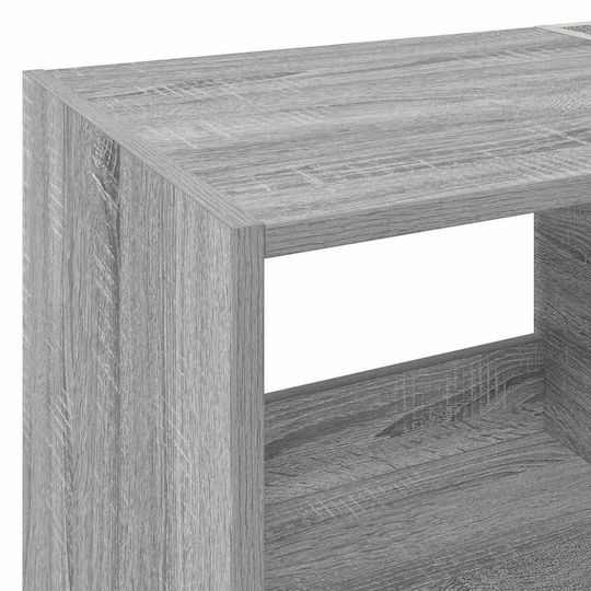 vidaXL Hi-Fi Möbel Grau 39.5x82x82.5cm