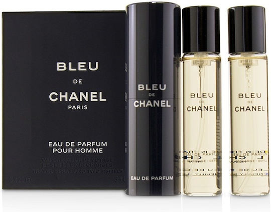 Chanel Bleu De Chanel Twist And Spray Pentru Bărbați Set De Parfumuri Cu Eau De Parfum 2 Bucăți