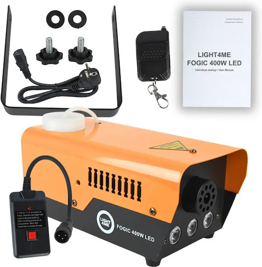 Light4me Машина за мъгла LED 400W с Кабелно / Безжично Управление
