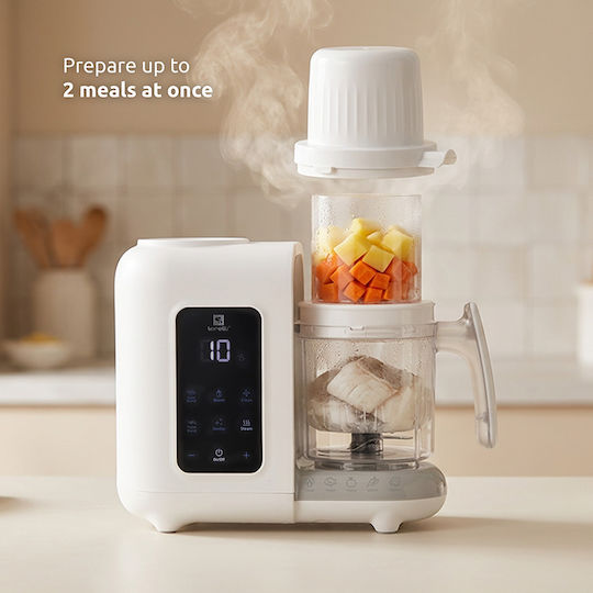 Lorelli Healthy Baby Chef Ατμομάγειρας με 2 Επίπεδα Μαγειρέματος με Μπλέντερ 2lt
