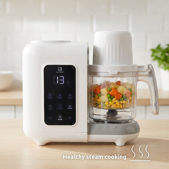Lorelli Healthy Baby Chef Ατμομάγειρας με 2 Επίπεδα Μαγειρέματος με Μπλέντερ 2lt