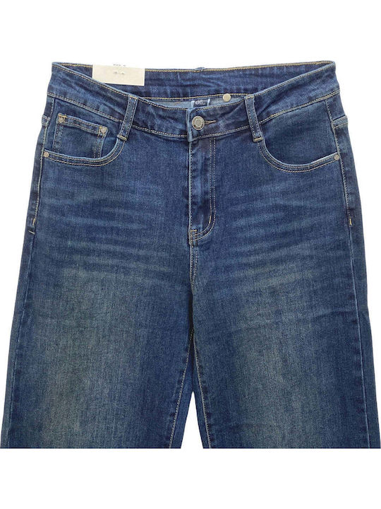High Rise Women's Jean Pants in Wide Leg Style