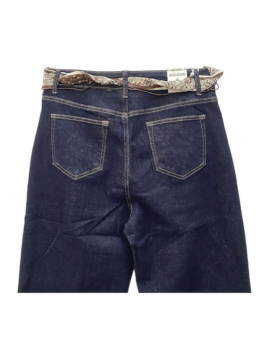 High Rise Women's Jean Pants in Wide Leg Style