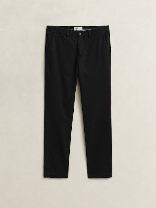 Men's Chino Trousers Slim Fit Black