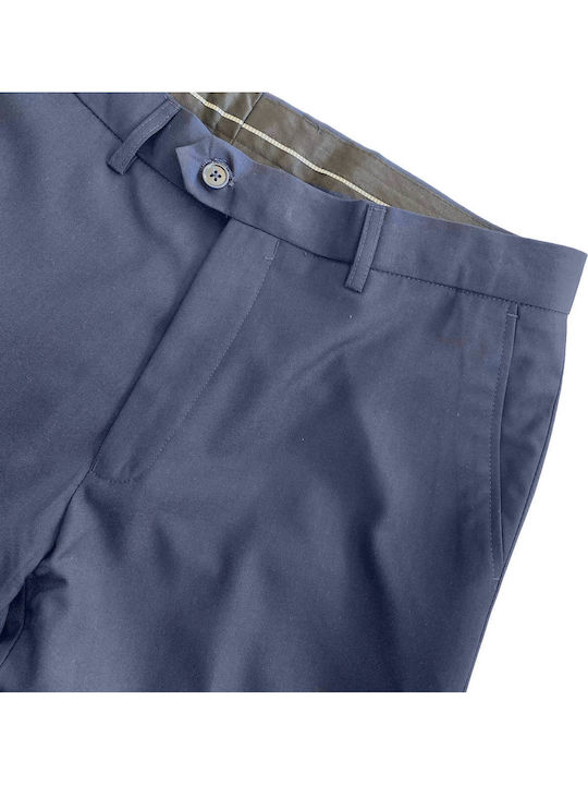 Men's Suit Trousers Relaxed Fit Blue