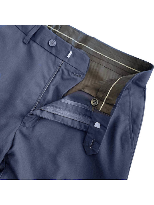 Men's Suit Trousers Relaxed Fit Blue
