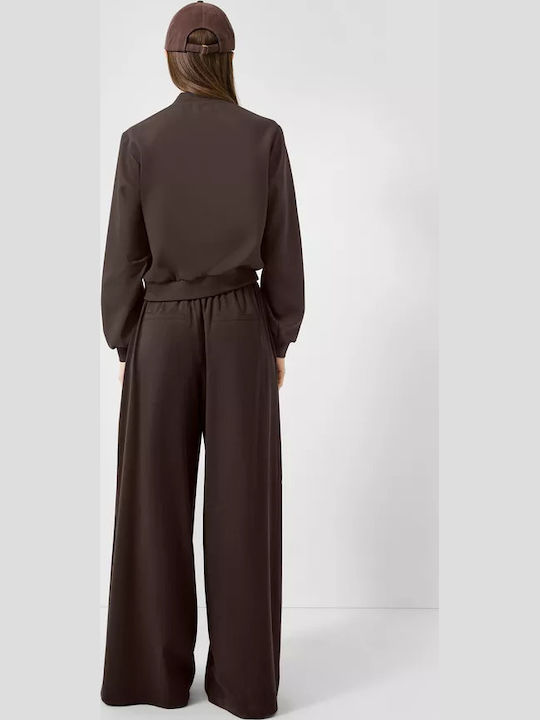 Women's Fabric Trousers Brown