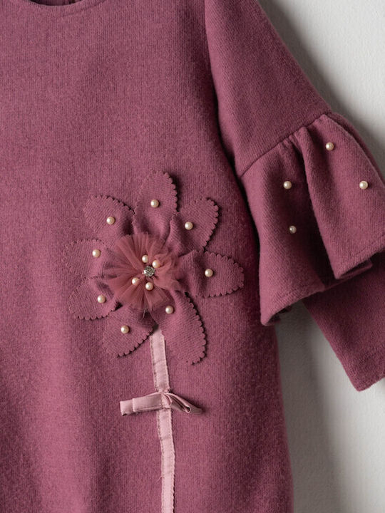 Mädchenkleid Lila