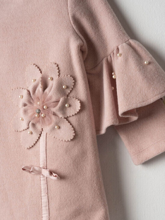 Evita Kinderkleid Gestrickt Rosa Evita Kinderkleid Gestrickt Rosa