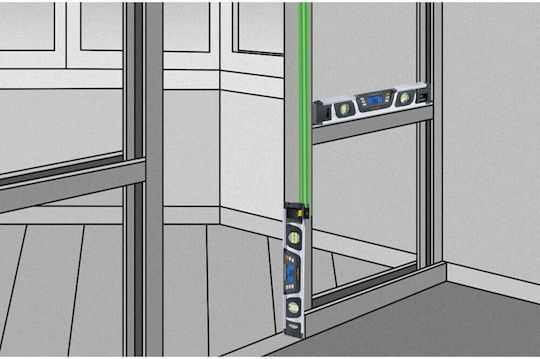 Laserliner LL-081.255A Wasserwaage Aluminium Elektronisch Magnetisch 40cm
