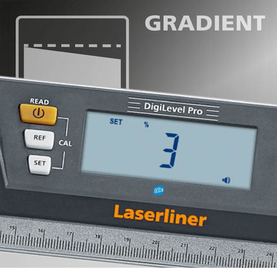 Laserliner LL-081.274A Wasserwaage Aluminium Elektronisch Magnetisch 100cm