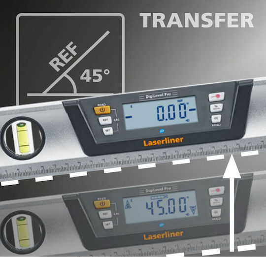 Laserliner LL-081.274A Wasserwaage Aluminium Elektronisch Magnetisch 100cm