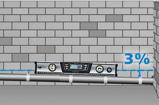Laserliner LL-081.272A Wasserwaage Aluminium Elektronisch Magnetisch 80cm