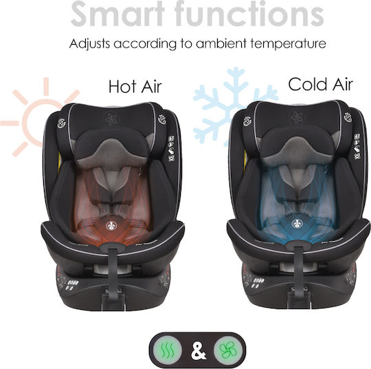 Bebe Stars Air Touch i-Size 360° Столче за кола i-Size с Isofix Зелен 0-36 кг