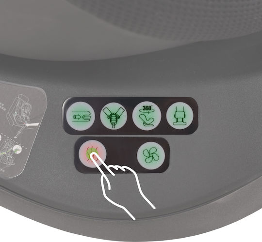 Bebe Stars Air Touch i-Size 360° Столче за кола i-Size с Isofix Черно 0-36 кг