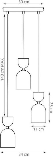 Emibig Black Pendant Light
