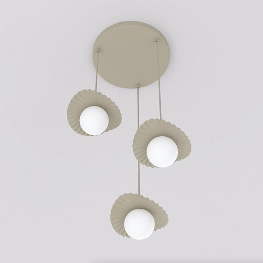 Emibig Beige Pendant Ceiling Light