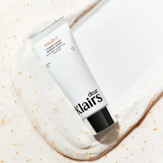 Dear, Klairs Vitamin Toning Barrier Face Cream for Moisturizing, Anti-aging & Brightening with Vitamin C 60gr
