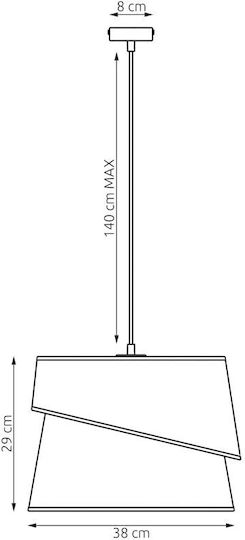 Emibig Pendant Ceiling Light White