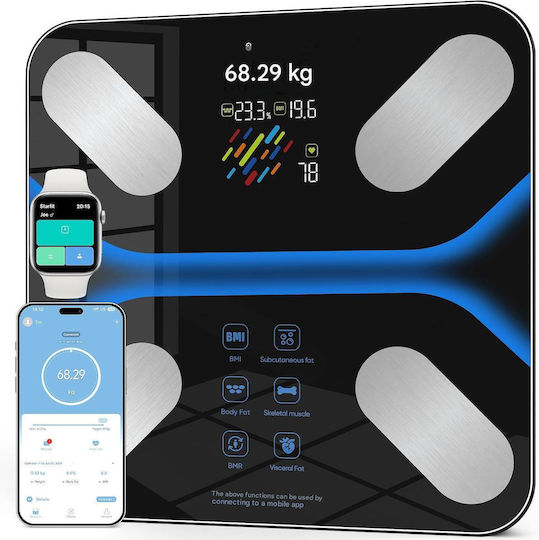 Body Smart Ζυγαριά 180kg με Bluetooth