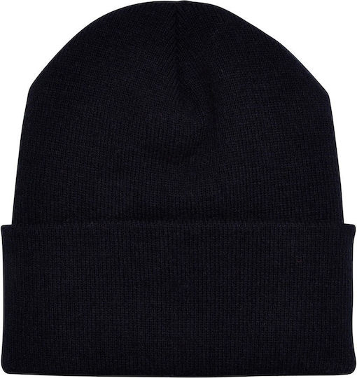 Beanie Ανδρικός Σκούφος Πλεκτός σε Μαύρο χρώμα