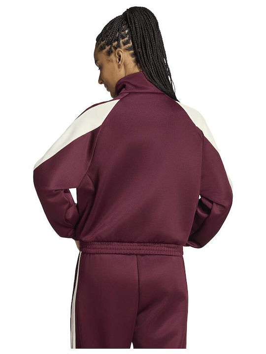 Track Top Дамска спортна жилетка бордо