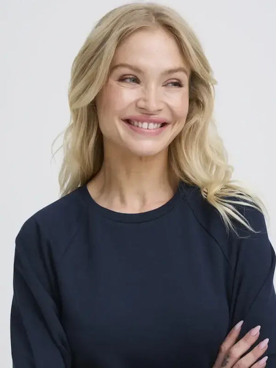 Women's Blouse Long Sleeve Navy