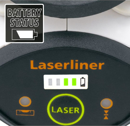 Laserliner G360 Γραμμικό Αλφάδι Laser Πράσινης Δέσμης 1.5V με Εύρος Εργασίας 30m