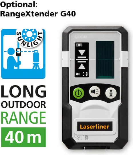 Laserliner G360 Γραμμικό Αλφάδι Laser Πράσινης Δέσμης 1.5V με Εύρος Εργασίας 30m