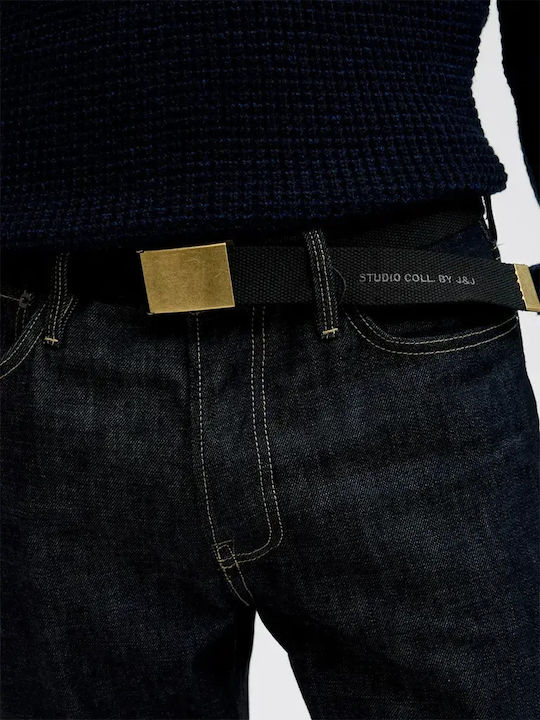 Men's Belt Webbing Black