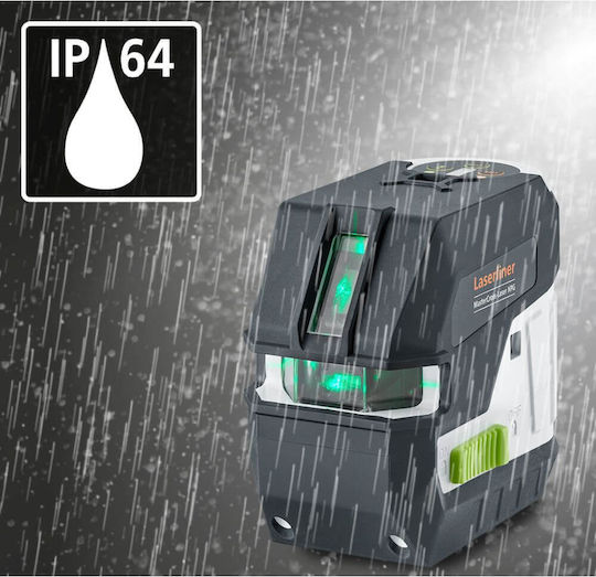 Laserliner Pro XPG Pro Γραμμικό Αλφάδι Laser Πράσινης Δέσμης 7.4V με Εύρος Εργασίας 55m