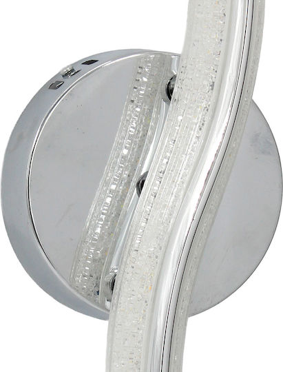 Keskor Silver LED Wall Light 12x9x40cm Keskor Silver LED Wall Light 12x9x40cm