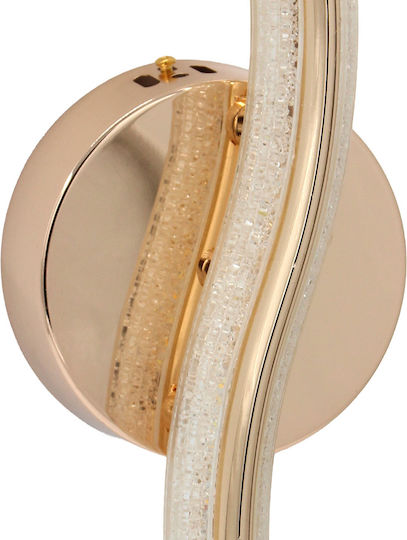Keskor Gold LED Wall Lamp 12x9x40cm Keskor Gold LED Wall Lamp 12x9x40cm
